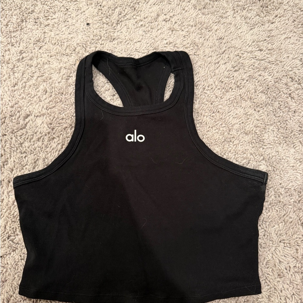 ALO Yoga Black Tank Top